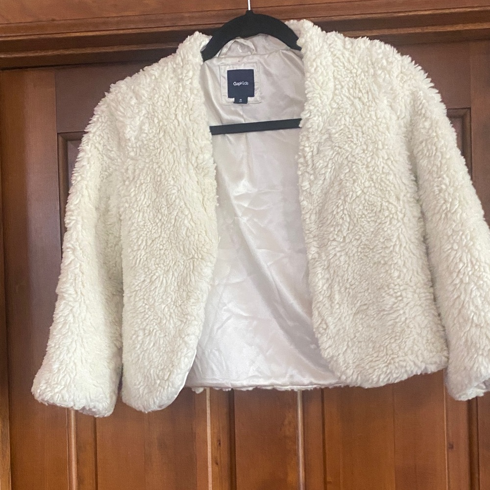 GAP Kids Cream Fleece Jacket